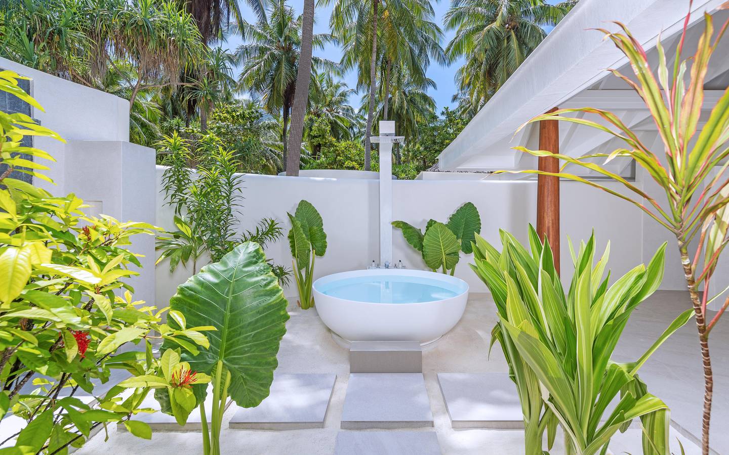 Anantara Kihavah Two-bedroom Family Beach Pool Villas Badezimmer 3