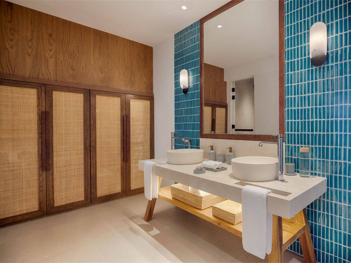 Six Senses Kanuhura, Three Bedroom Beach Reserve, Badezimmer