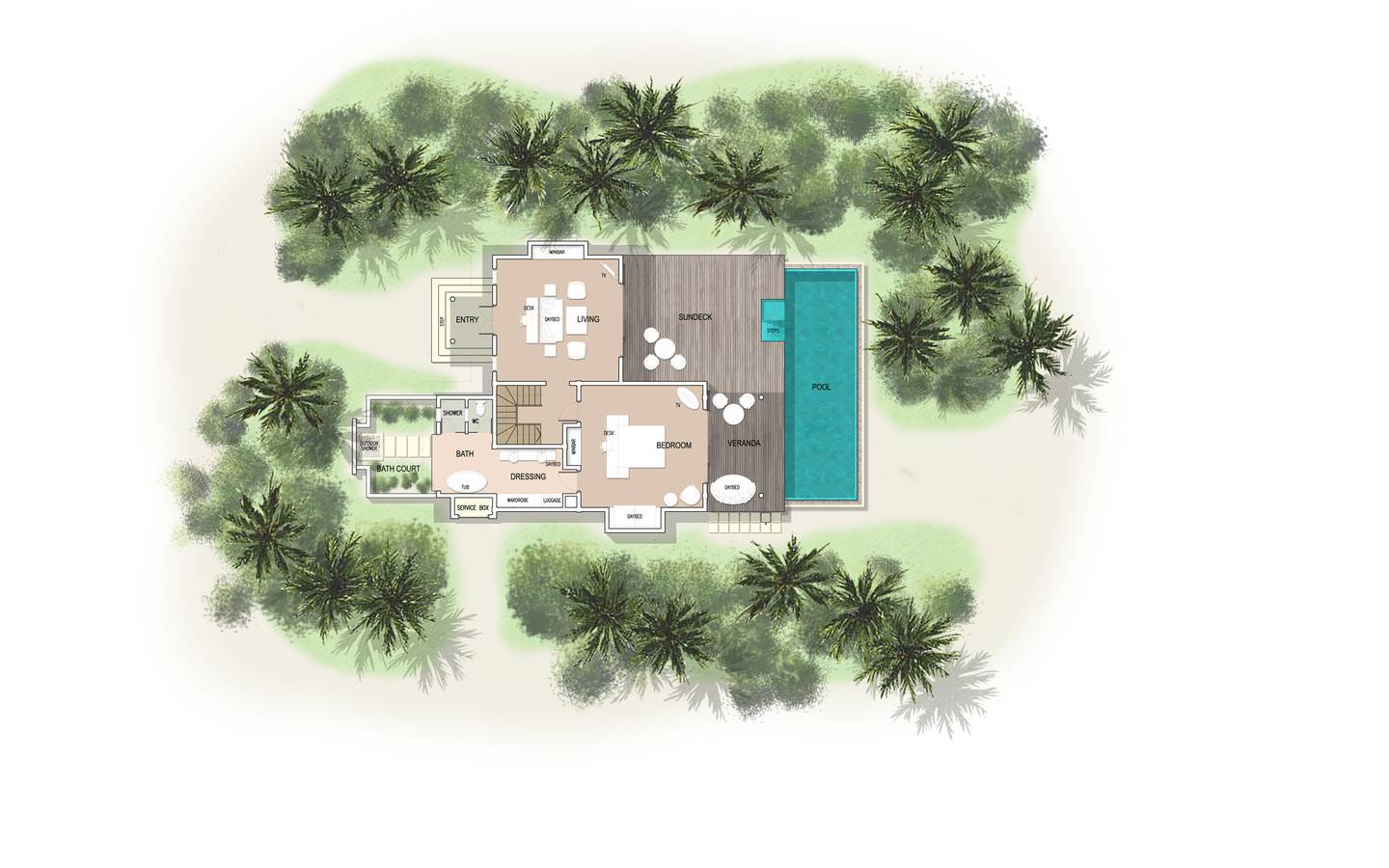 Ananea-Maldives_Madivaru_Floor_Plan-2-bedroom-beach-pool-villa-ground-floor
