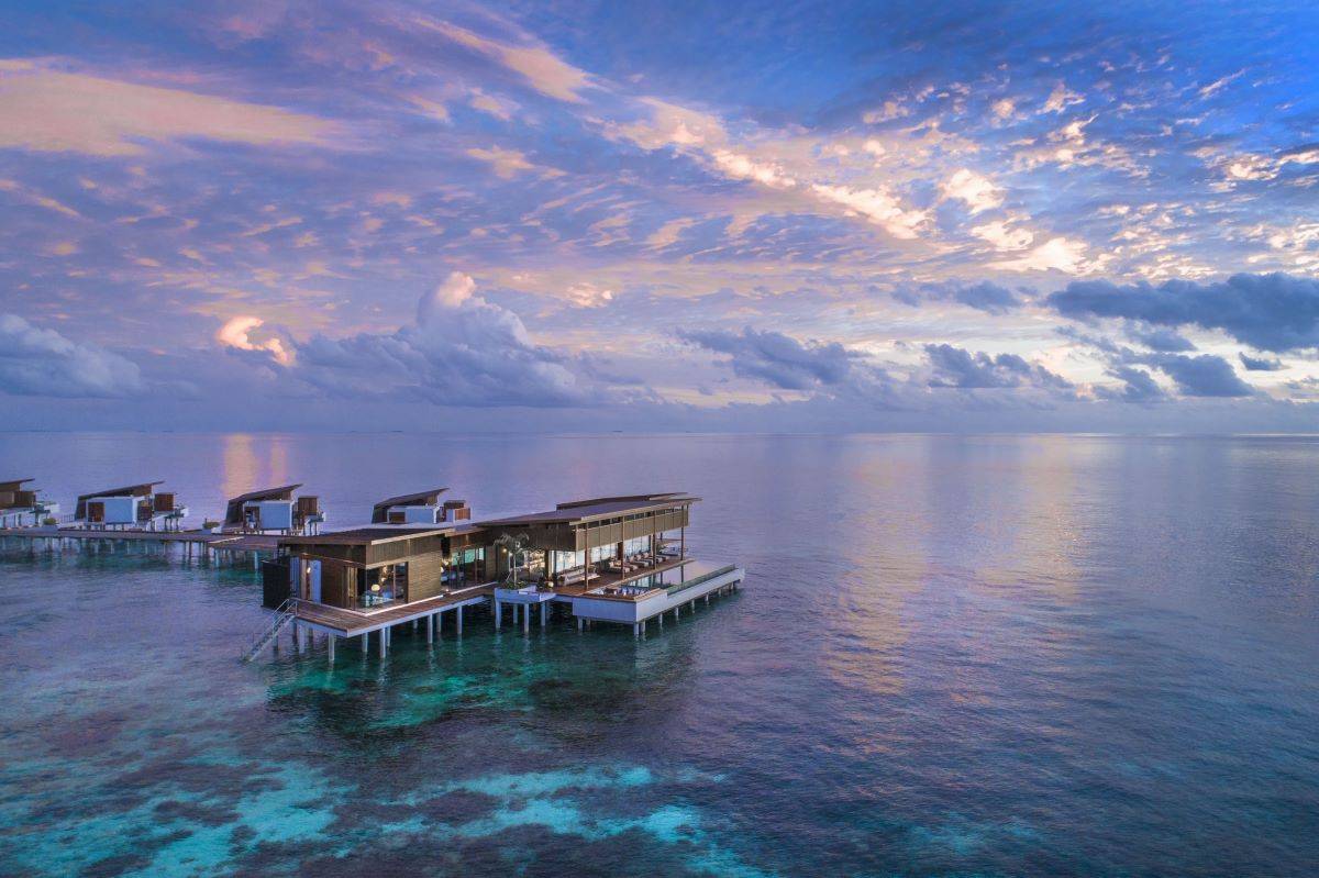 Park Hyatt Maldives Hadahaa, Kiaali Residence, Abendstimmung