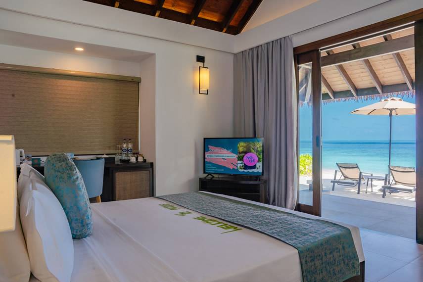 Nooe Maldives - Beach Villa Bedroom