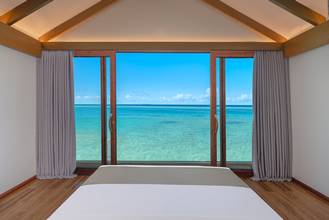 Nooe Maldives - Duplex Overwater Villa - View of Bed