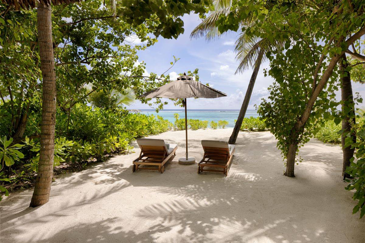 Six Senses Kanuhura, Beach Villa, Strand