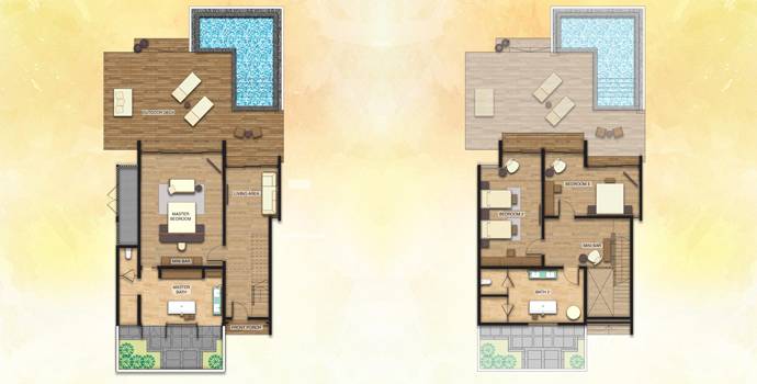 Radisson Maledives 3 Schlafzimmer Strandvilla