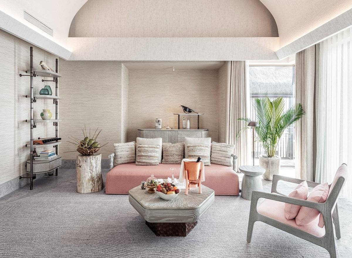 JOALI BEING | Sunset Grand Ocean Pool Villa | Wohnraum