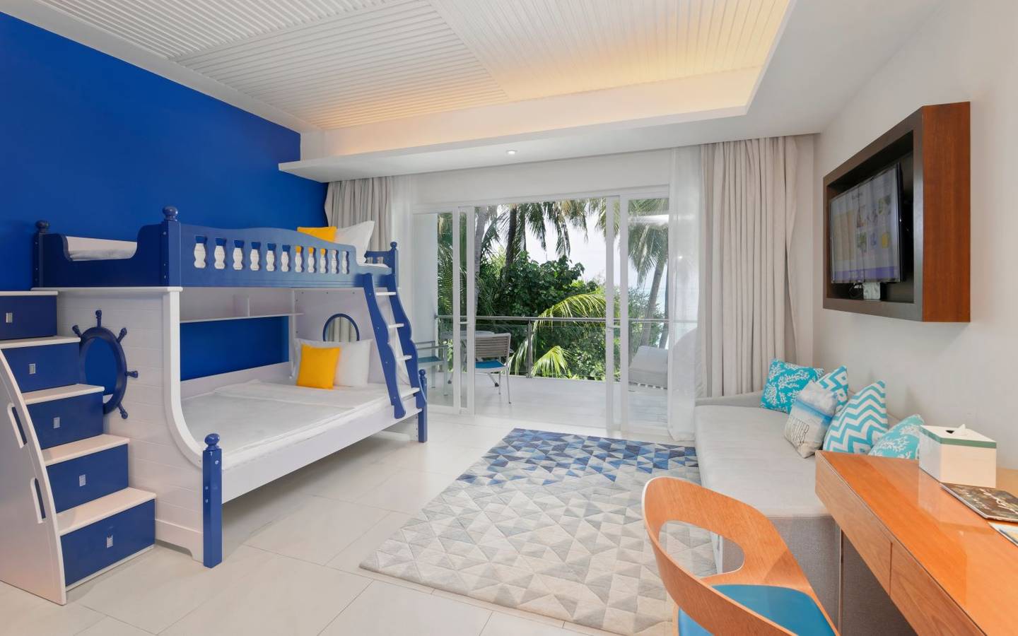 Kandima, Two Bedroom Family Sky Studio, Kinderzimmer