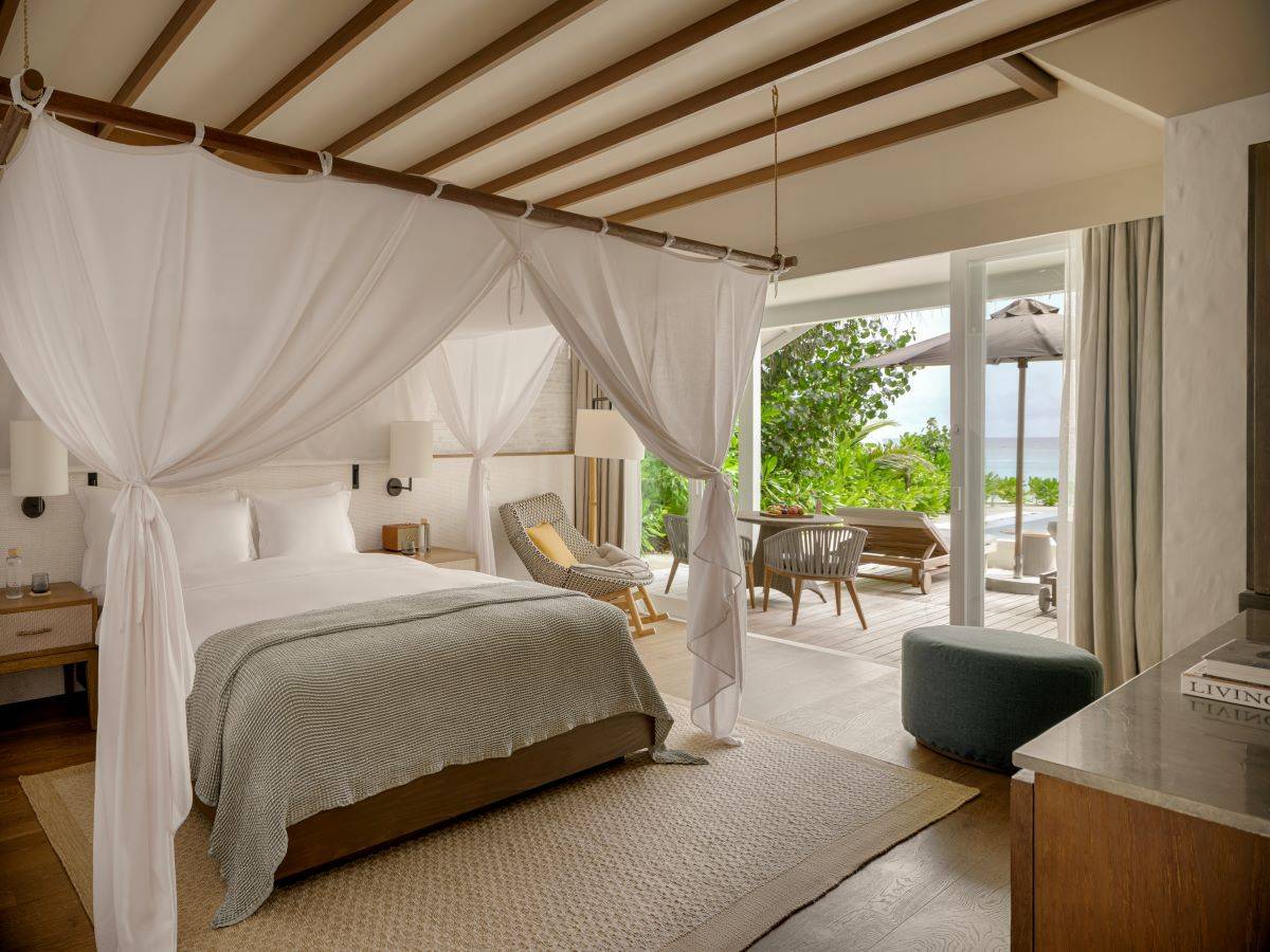 Six Senses Kanuhura, Beach Villa with Pool, Wohnen