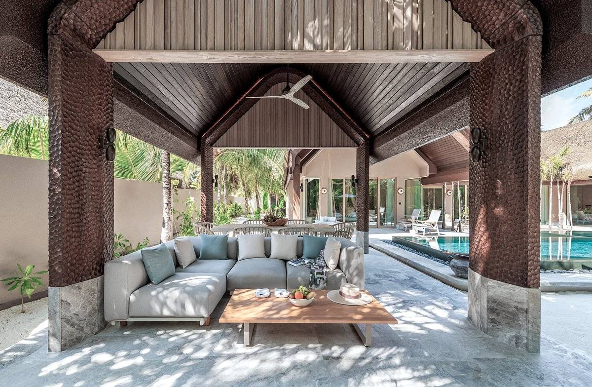 JOALI BEING | Two Bedroom Wellbeing Beach Residence | Outdoor Living Area