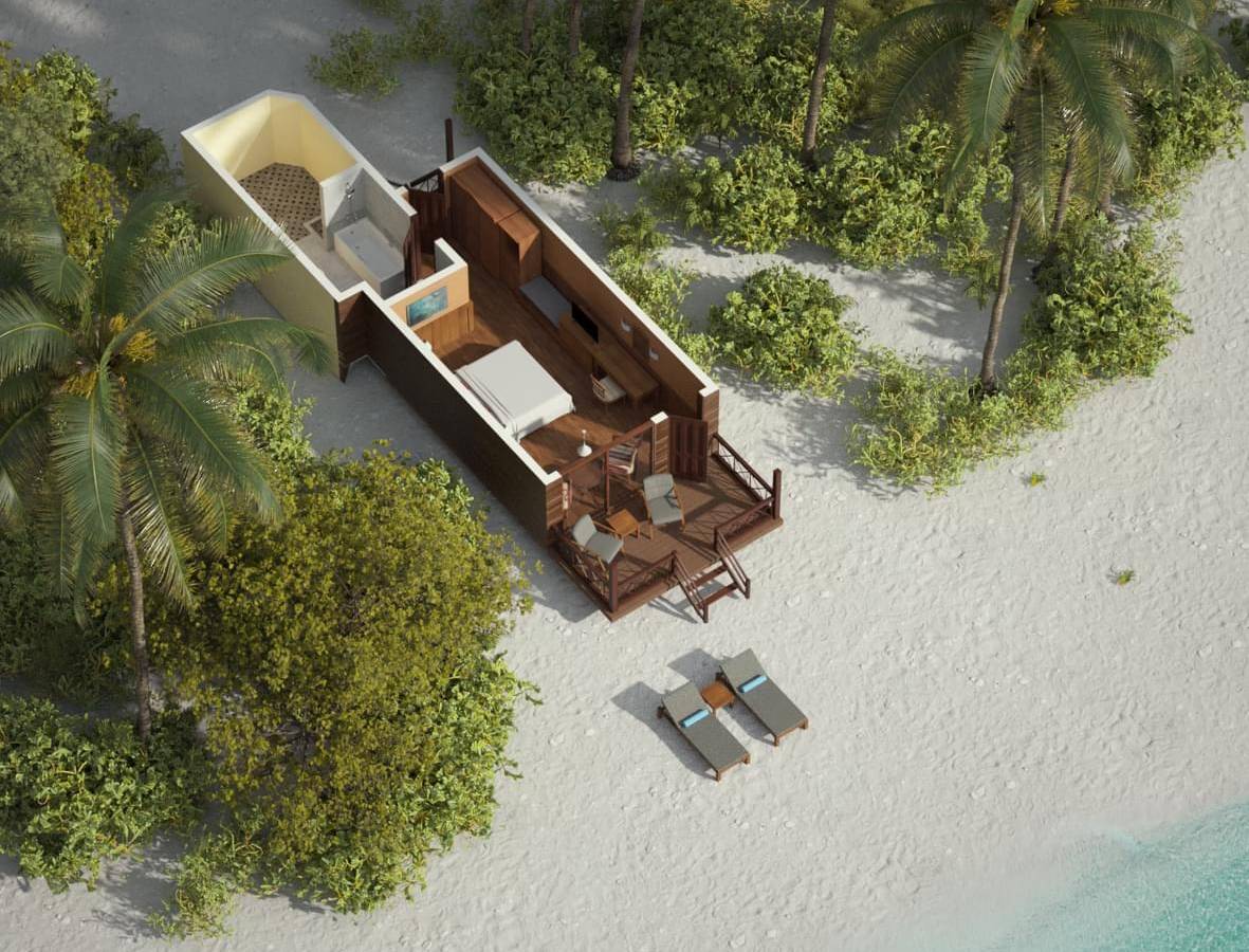 Grundriss, Sunset Beach Villa, Royal Island