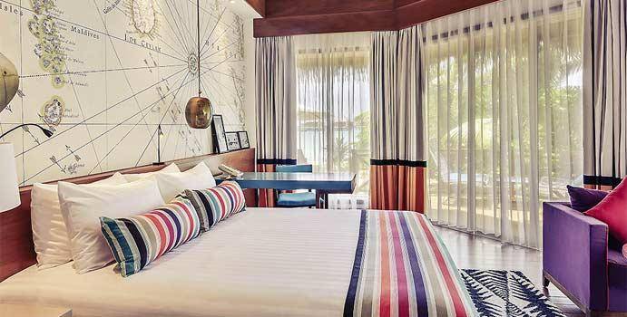Schlafen, Beach Villa, Mercure Maldives Kooddoo Resort