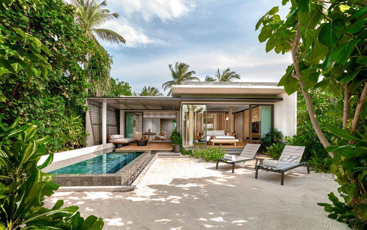 Alila Kothaifaru Maldives, Malediven, Beach Pool Villa, Außenansicht