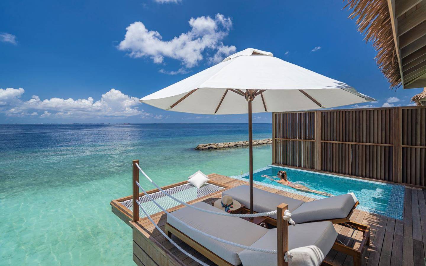 Sunset Water Villa with Pool