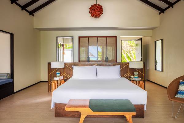 NH_Collection_Maldives_Havodda_Resort_Guest_Room_Sunset_Beach_Pool_Villa_Bedroom