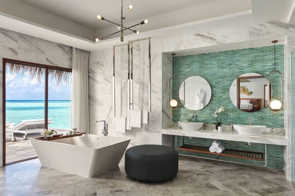 Niyama Private Islands - Two Bedroom Ocean Pool Pavilion Bathroom