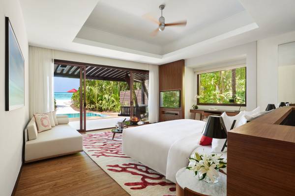 Niyama Private Islands - Deluxe Family Beach Pool Villas Master Bedroom