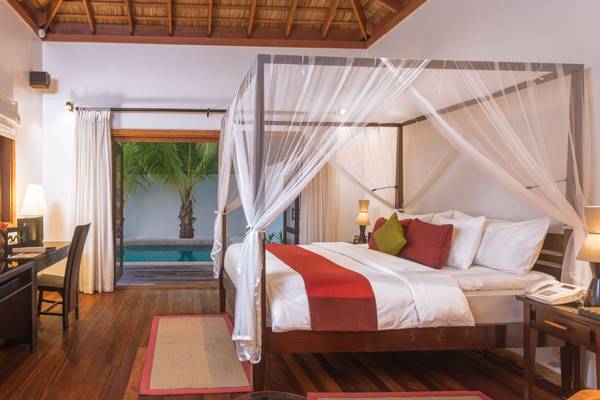 Kuredu Island Resort, Malediven, Private Pool Villa, Schlafzimmer