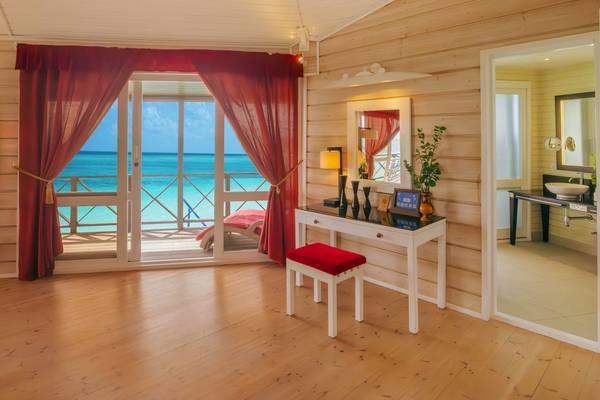 Sangu Water Villa Honeymoon Suite Blick