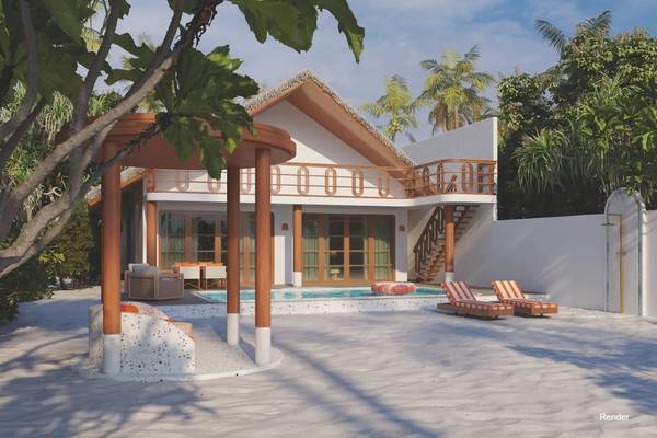 Two-bedroom Beach Pool House