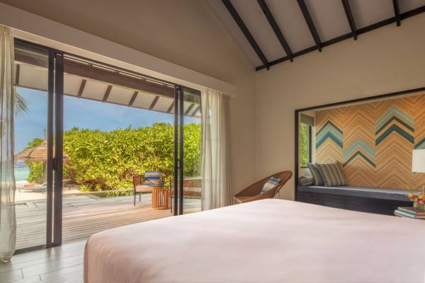 NH_Collection_Maldives_Havodda_Resort_Guest_Room_Sunrise_Beach_Pool_Villa_Bedroom_with_View