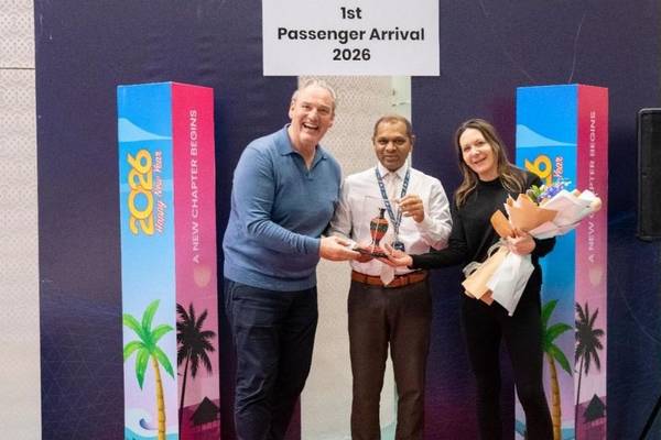 Die Malediven begrüßen den ersten Gast 2026