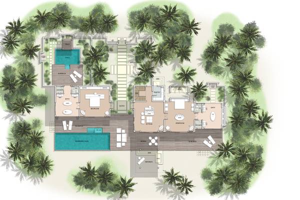 Ananea-Maldives_Madivaru_Floor_Plan-3-Bedroom-Beach-Residence-Ground-Floor