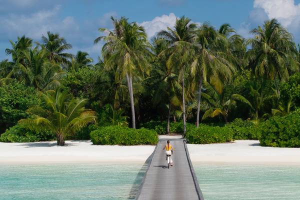 Niyama Private Islands - Cycling over water