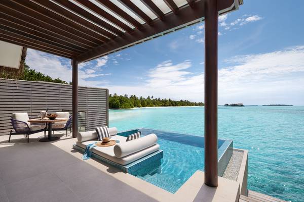 Niyama Private Islands - Over Pool Villa Deck Overlooking Indian Ocean