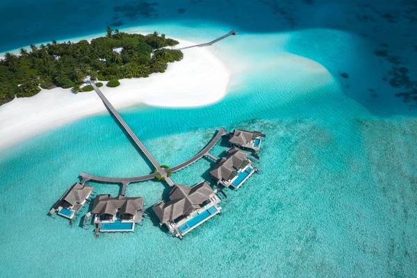 Niyama Private Islands - Two Bedroom Ocean Pool Pavilion Aerial View