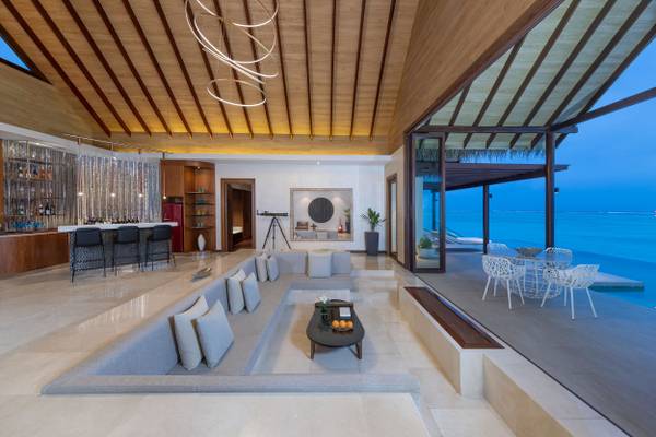 Niyama Private Islands - Two Bedroom Ocean Pool Pavilion Lounge