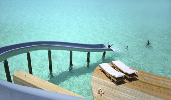 Wasserrutsche, 1 Bedroom Water Retreat with slide, Soneva Jani