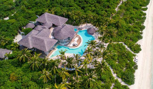 Luftaufnahme, 4 Bedroom Island Reserve with Slide, Soneva Jani