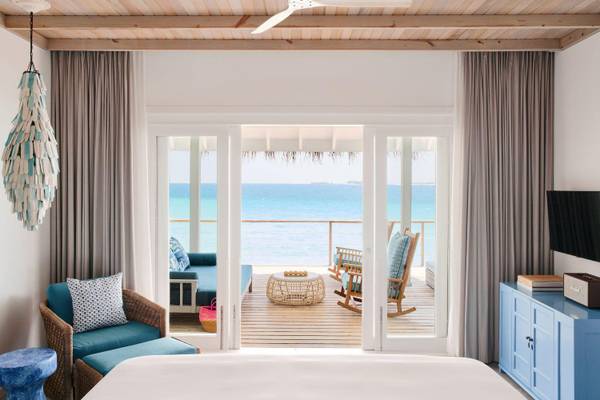 Seaside Finolhu, Baa Atoll, Maldives, Lagoon Villa, Ausblick
