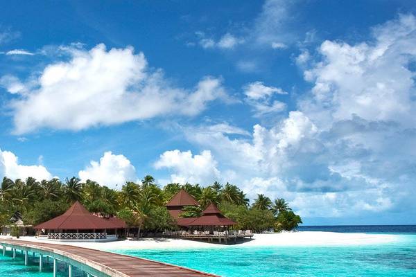 Steg Ankunft, Diamonds Thudufushi Island Resort