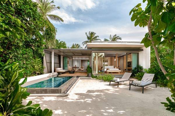 Alila Kothaifaru Maldives, Malediven, Beach Pool Villa, Außenansicht