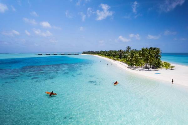 RIU Atoll, Malediven, Slider, Strand und Kajakfahren