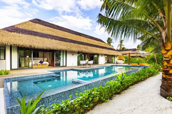 Two Bedroom Beach Pool Villa, Pullman Maldives Maamutaa Resort-3