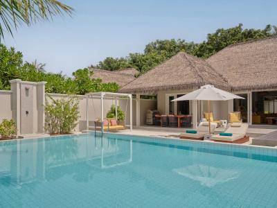 Seaside Finolhu_Two Bedroom Beach Pool Villa_Pool Terrace Area