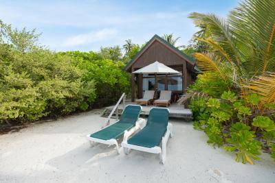 Meeru Island Resort, Malediven, Water Front Villas, Außenbereich