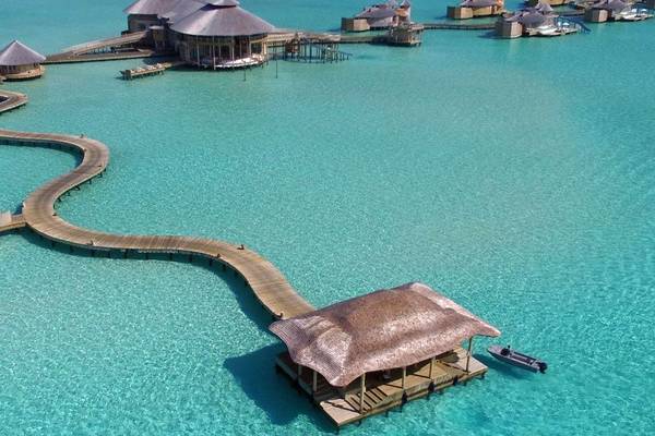 Luftansicht, Soneva Jani, Maldives