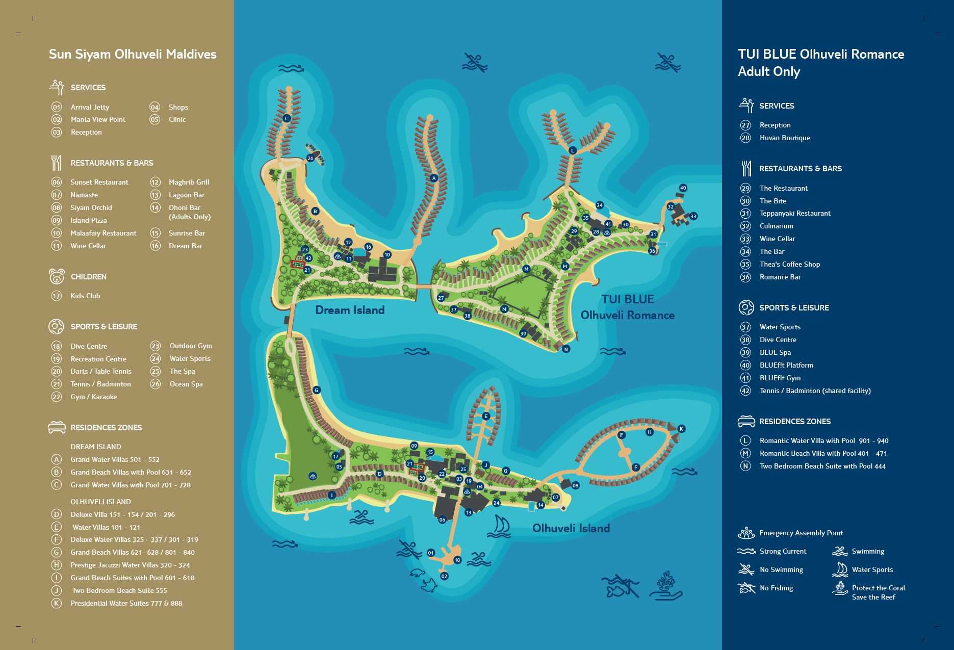 TUI BLUE Olhuveli Romance | Lage, Kontakt, Resortmap